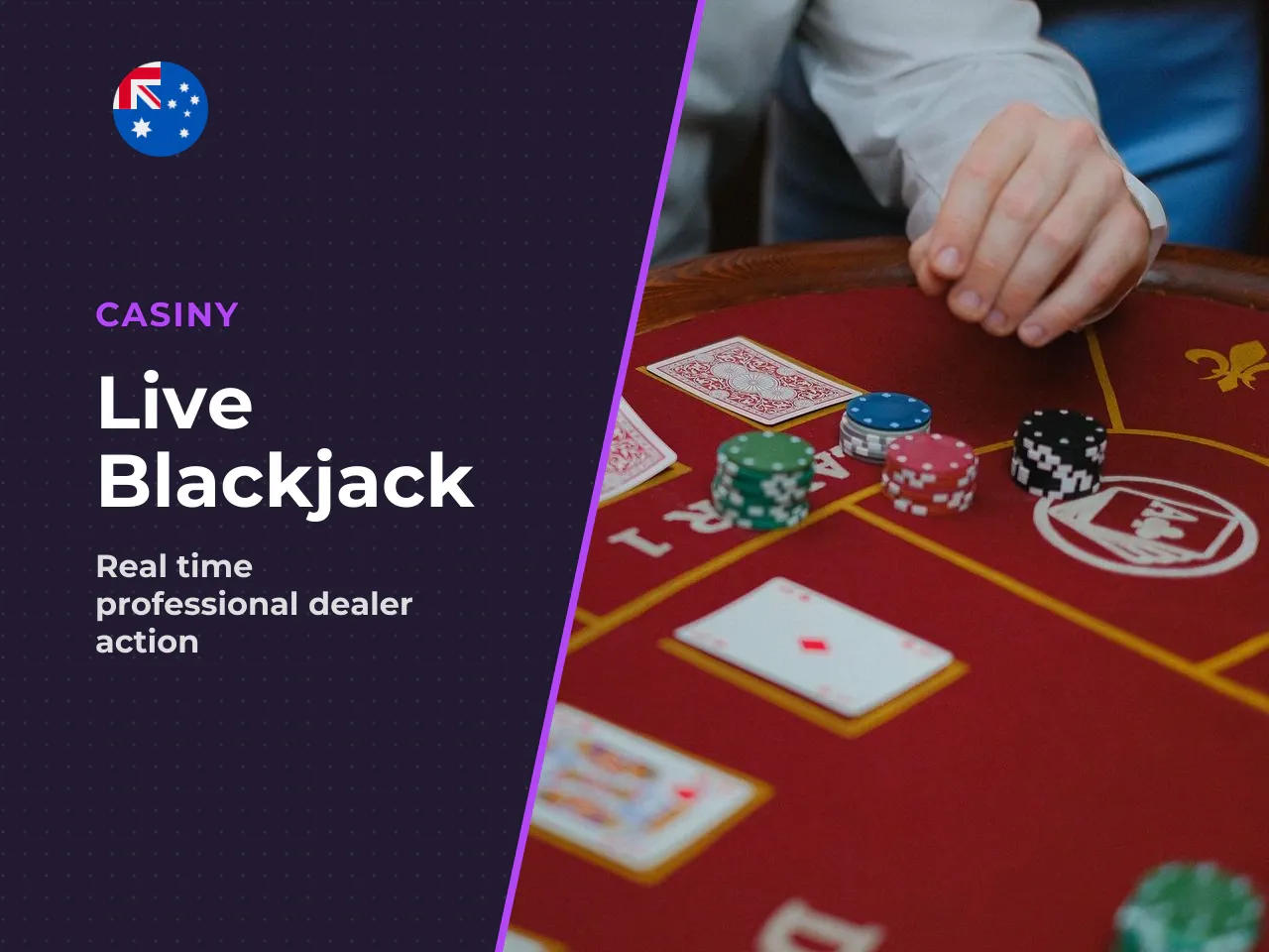 Live blackjack and live dealer formats