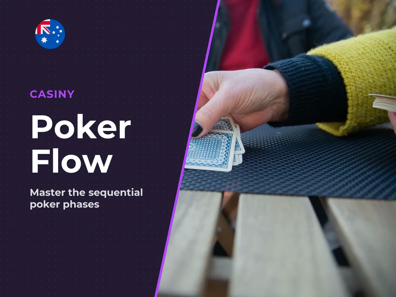 How a poker game round usually