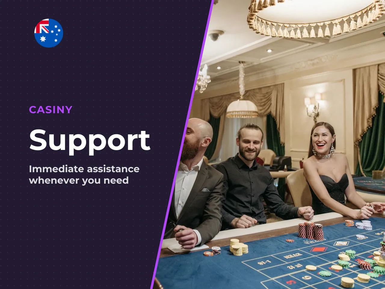 Live chat and customer support from