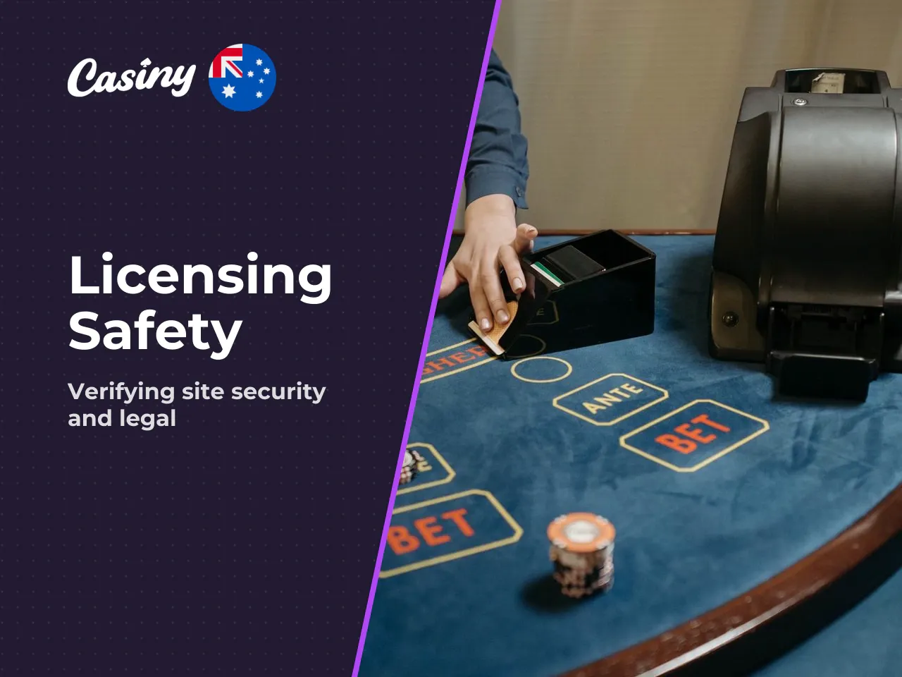 Licence, status and operator signals. Casiny