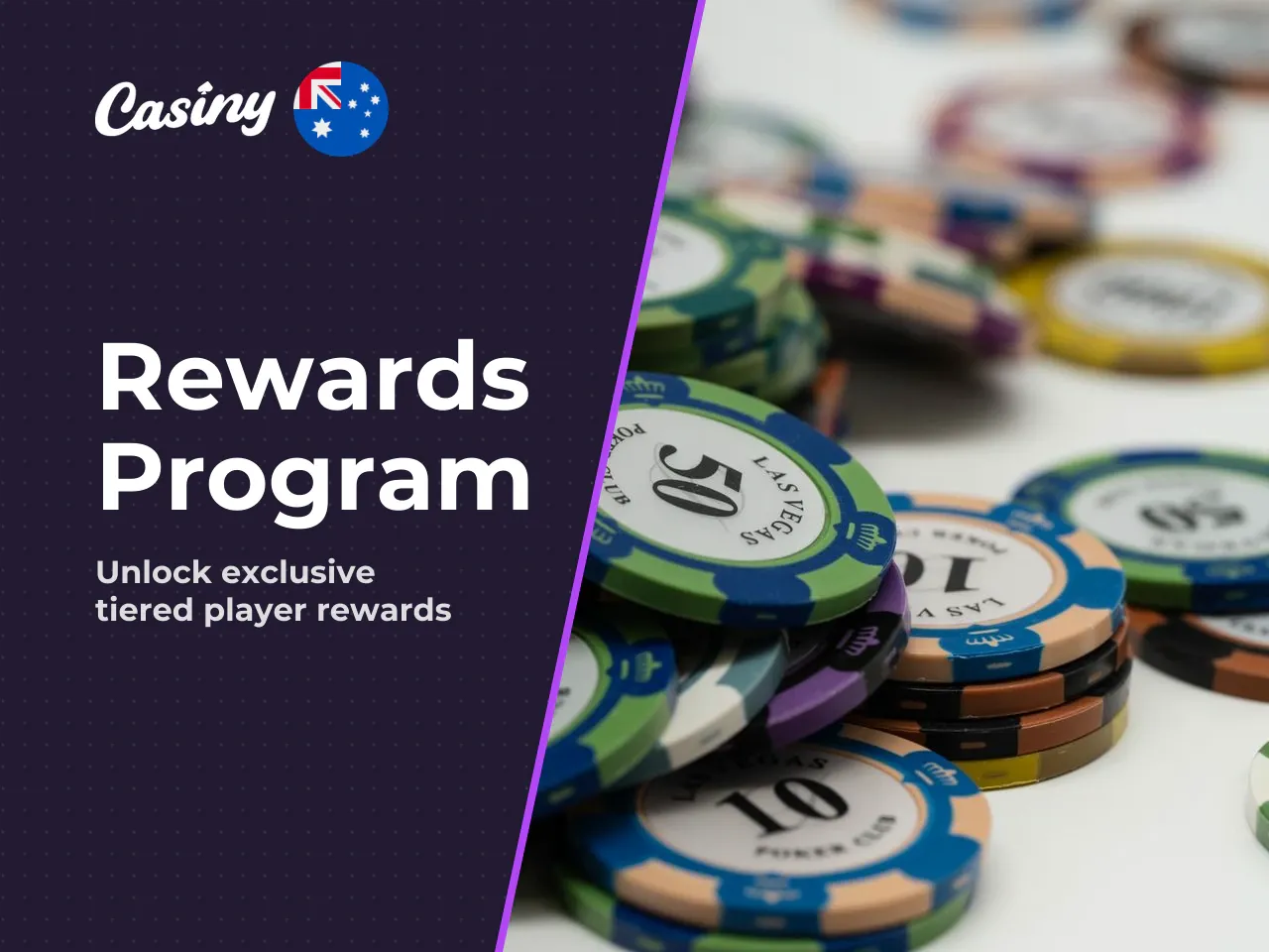 Ongoing promotions and VIP programme. Casiny